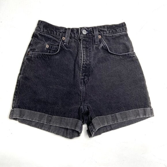 Topshop Cuffed Mom Denim Short - Picture 1 of 4